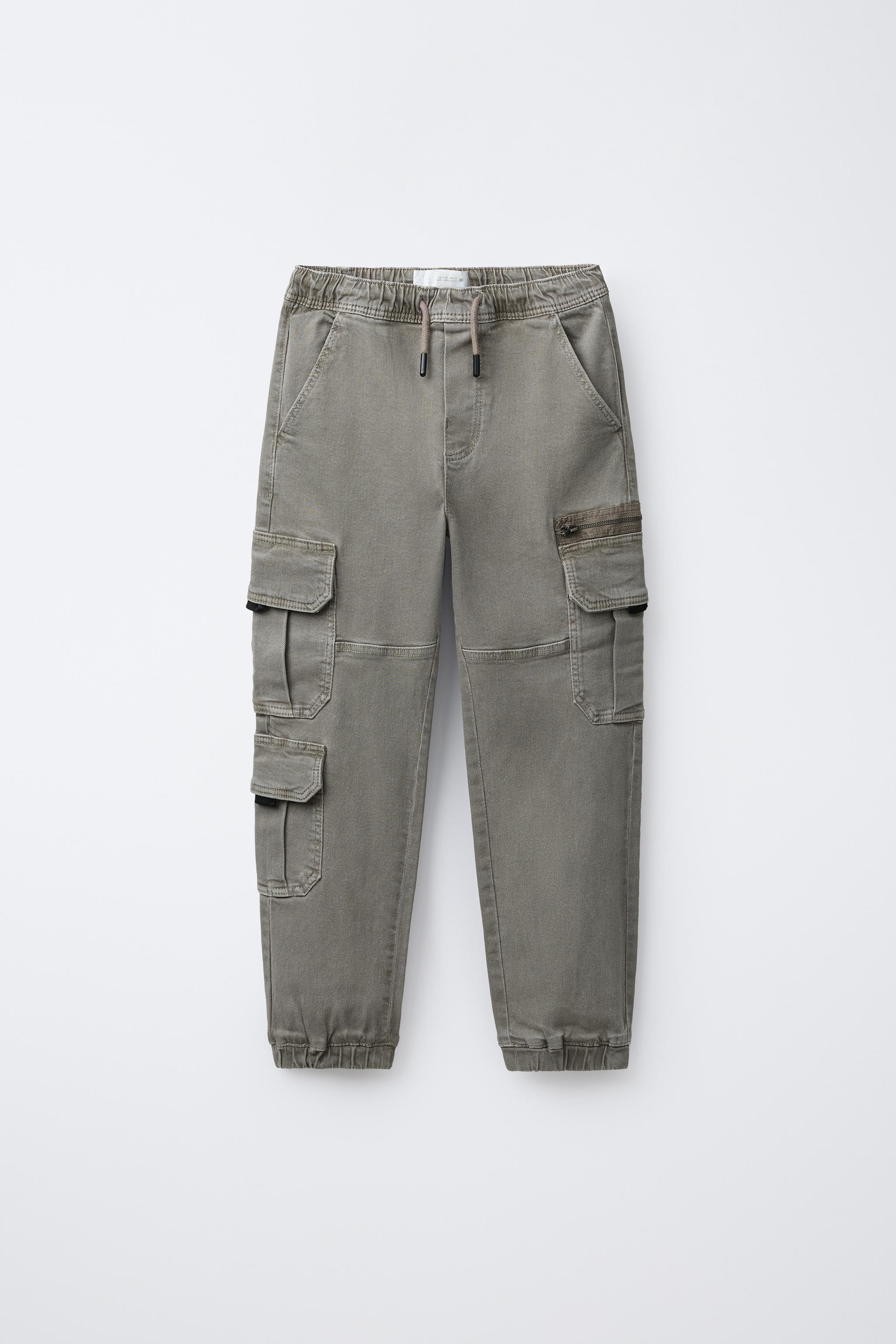 ELASTIC POCKET JOGGER PANTS